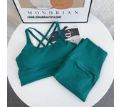 2 Piece Yoga Clothes Women's Tracksuit Athletic Wear Pilates Fitness Suit Gym Workout Push Up Clothes Sports Bra Leggings Suit