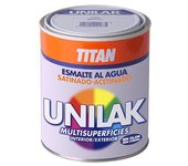 PINTURA UNILAK SATINADO NEGRO 750ML* TITAN