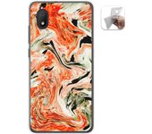 Tumundosmartphone Funda Gel Tpu para Alcatel 1B 2020 diseño Mármol 12 Dibujos