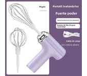 Multi Functional Dual Mixer Egg Beater, Household USB Milk Beater, Portable Mixer For Egg Liquid And Complementary Food