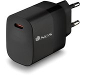 Ngs bud 20w cargador universal de pared 20w ultrarapido - 1x usb-c pd & pps - color negro