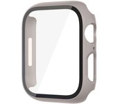 Glass+Cover For Apple Watch case 9 8 7 6 SE 5 3 Accessorie Screen Protector iWatch Series 45mm 41mm 44mm 40mm 42mm 38mm
