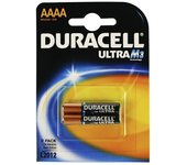 Pack de 2 pilas aaaa duracell ultra mx2500/ 1.5v/ alcalinas