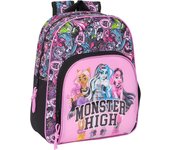 MOCHILA INFANTIL ADAPT.CARRO MONSTER HIGH "DRAMA"