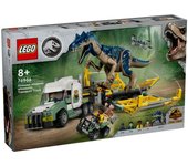 LEGO JURASSIC WORLD  MISIONES DINOSAURIO: CAMION DE TRANSPORTE DEL ALLOSAURUS