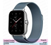 20mm 22mm Milanese Band For Amazfit balance/GTS 4/3/GTS Mini 2/GTR 4/3/Pro stratos Metal Watch Bracelet correa Amazfit bip strap