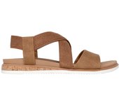 Sandalias Skechers mujer BOBS Desert Kiss Low 114705 color camel