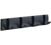 Percheros de Pared SIN TALADRO - Toallero Pliegable with 4 Ganchos, Resistant Aluminum-Para Baño, Cocina, Entrada-Soporte Toallas, Abrigos, Sombreros y Más-Instalación fácil with Adhesivo