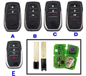 Global Xhorse VVDI XM38 Smart Key XSTO01EN XSTO01EN Remote Key 8A 4D 4A BA Chip for Toyota Lexus Updated Version Support 312-433