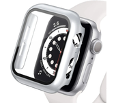 Tempered Glass+cover For Apple Watch Accessories 45mm 41mm 44mm 40mm 42mm Screen Protector Apple watch Case serie 9 4 5 6 SE 7 8