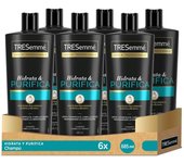 TRESemmé Champú Hidrata y Purifica 685ml - Pack de 6