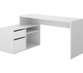 Escritorio "L" Rox Blanco 75x139x92 cm | Escritorio en L para Oficina Fabricado en España - Materiales alta calidad - Somnia Descanso