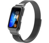 Milanese Suitable for Huawei Band 7 & 8, Milanese magnetic strap, leather strap, metal case for Huawei Band 87 replacement strap