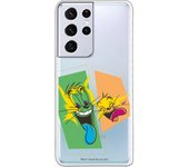 Funda original compatible con Samsung Galaxy S21 Ultra - S30 Ultra - T&J Psicodelic Face