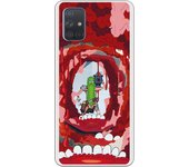 Funda original compatible con Samsung Galaxy A71 - Rick y Morty Pickle Rick