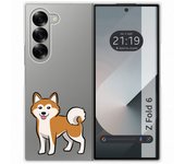 Tumundosmartphone Funda Carcasa Dura para Samsung Galaxy Z Fold 6 5G diseño Perros 02 Dibujos