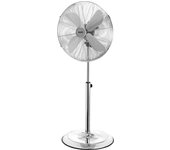 VENTILADOR DE PIE BASE CIRCULAR CROMADO EDM 33973 - envío desde ESPAÑA en 24/48h.