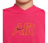 Sudadera NIKE G NSW AIR FT CROP HOODIE DM8372 666 Rosa