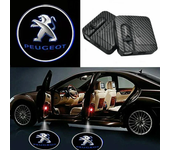 Car door with LED projector car sign blackout light accesorios For Peugeot 308 206 207 407 607 108 208 308 508 608 107 BB1 HX1
