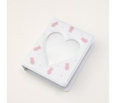 1 36 Card/3-inch Love Polaroid Photo Storage Book, Starry Sky Card Transparent inner Page Collection Album