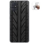 Tumundosmartphone Funda Gel Tpu para Samsung Galaxy A51 diseño Neumatico Dibujos