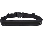 Actecom Riñonera Deportiva Bolsillo Negra Bolsa de Deporte Cinta Elástica Hebilla Clip Cintura para Móvil Llaves