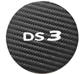 2 PCS Carbon Fiber PU Leather Water Cup Holder Pads For Citroen DS SPIRIT DS DS3 DS4 DS5 DS6 DS7 DS9 Auto Interior Accessories