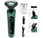 New Smart Electric Shaver LCD Digital Display Three-head Floating Razor USB Rechargeable Washing Multi-function Beard Knife