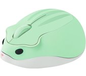 Lindo hámster forma ratón inalámbrico portátil viaje 1200DPI novedad óptico único pequeño ratón silencioso inalámbrico para ordenador portátil PC para niños regalo