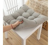 Cojín Silla jardín Cojín Silla Exterior Relleno de Algodón Cojín Decorativo de hogar 1PC 40X40CM