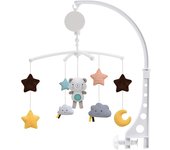 Sonajero with Bell para Cama de Bebe, juguetes de 0 a 18 meses, musical Bell junto a la Cama, marioneta para Bebe, modelo de Oso 49*35*42 cm