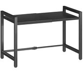 Organizador expandible para estantes de microondas de 42-64 cm, Organizador para encimeras de microondas a prueba de humedad y óxido,Almacenamiento de vajilla