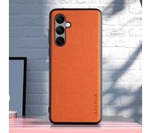 Luxury Textile Leather Case for Samsung Galaxy A55 A35 A25 A15 5G Soft Hard Phone Cover Precise camera hole position Solid color