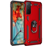 Funda Magnética con Anilla para Samsung Galaxy S21 FE 5G - Carcasa de Grado Militar