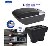 For Peugeot 208 Armrest Box For Peugeot 208 2012-2018 Car Armrest Auto Storage Box Car Accessories Interior Retrofit Parts