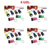 1/2/4PCS Keychain Flashlight Mini Flashlights Pocket Emergency Light Waterproof Small Torches Super Bright Keychain Lights