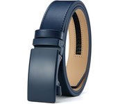 Men's Waist Belt, Men's Ratchet Belt, Leather about 4.2cm, Formal Pants Adjustable, Casual Business Style Belt, Multi-color