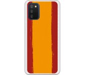 Funda original compatible con Samsung Galaxy A03s - Bandera Espana Pincel