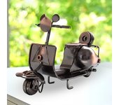 Metal Motorcycle Model Motorcycle Sculpture Vintage Style Figure Decoration Crafts Ornament for Home Desk Office Kids
