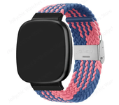 Braided Solo Loop Strap for Fitbit Versa 3 4 Band Adjustable Nylon Sport Watchband Bracelet for Fitbit Sense 2 Bands Watchband