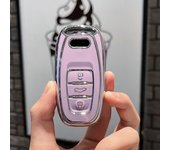 TPU Car Key Case Cover Shell Fob For Audi A1 A3 8V A4 B8 B9 A5 A6 C7 A7 A8 Q3 Q5 Q7 S4 S6 S7 S8 R8 TT TTS 8S B9 2016 2017 2018