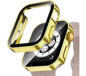 Waterproof Case for Apple Watch 7 8 9 45mm 41mm Screen Protector Glass+Cover Bumper Tempered iWatch 5 SE 6 44mm 40mm Accessories