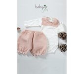 2 piezas traje: Cuello de panal de Algodón orgánico Cuerpo Caliente