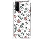 Funda Silicona Antigolpes para Vivo Y20s / Y11s diseño Flores 01 Dibujos