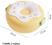 Kawaii Portable Lunch Box For Girls School Kids Plastic Picnic Bento Box Microwave Food Box With Compartments Storage Containers