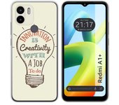 Funda Silicona para Xiaomi Redmi A1 Plus diseño Creativity Dibujos