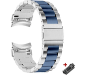 No Gaps Quick Fit Stainless Steel Strap For Samsung Galaxy Watch 6 Classic 43 47mm For Galaxy 6 5 4 44 40mm 5 Pro 45mm Bracelet