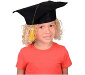 Lote 10 a 50 Birretes Graduación Elásticos para NIÑOS 20 x 20 cm - Comprar Gorros Sombreros Birretes Colegios Graduaciones Baratos Infantiles