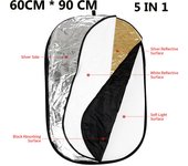 30CM 12 Inch Reflector 5 in 1 Photos Round Reflector For Photography Light Diffuser Photo Studio Accessory Handhold Portable