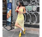 WhereMery Casual Summer Hollow Out Women's Two pieces Set Off Shoulder Sleeveless Crop Tops With High Waist Long Skirt Lady Suit
